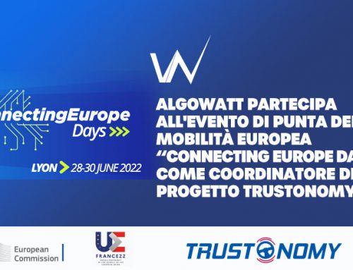 Connecting Europe Days: algoWatt partecipa all’evento con il progetto Trustonomy