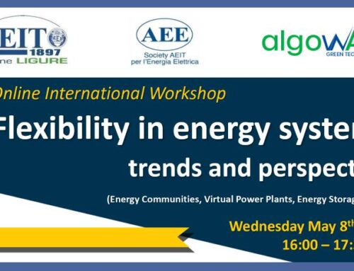 Un webinar con algoWatt e AEIT su: “Flessibilità nei sistemi energetici: tendenze e prospettive”